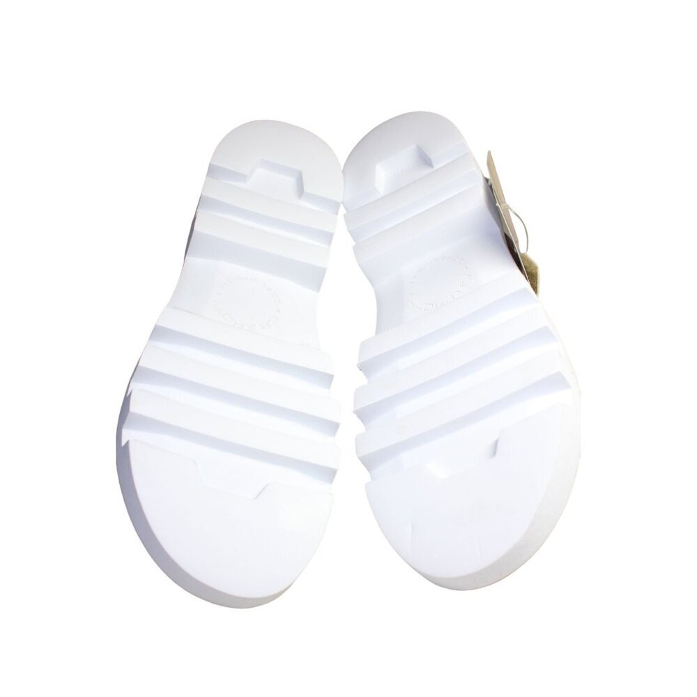 Ca'Shott‎ Sandals Leather Made in Portugal Chunky Caalison Beige NIB - Picture 8 of 16